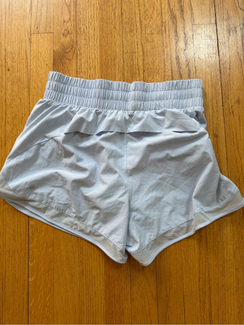 Athleta Light Blue NWOT Women's Athletic Shorts - Elastic Waist - Picture 3 of 3